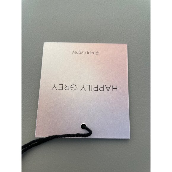 Happily Grey Sweater Size XL Crewneck Long Sleeve Pullover Pink Poly Comfort NEW - Picture 6 of 13